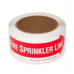 FIRE SPRINKLER LINE,DECAL 6X2 - Fire Protection Parts