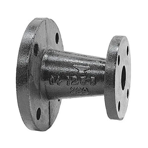 6" X 4" Black Cast Iron Flanged Reducer for Fire Safety Fire Protection Napac, Inc Fire Protection Parts Fire Protection Equipment