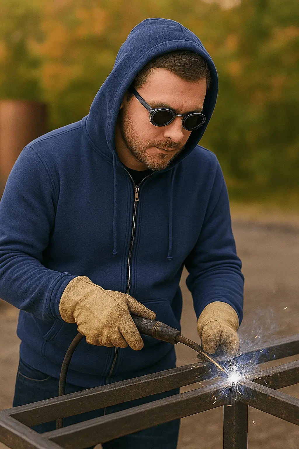 Flame Resistant Fleece Hoodies 100%C - 12 oz by Just In Trend
