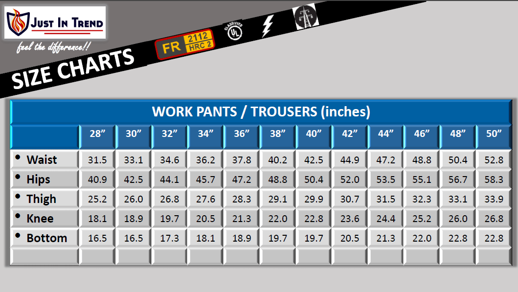 Flame Resistant Flex Fit Trouser - Pant , 9 oz - Fire Protection Parts