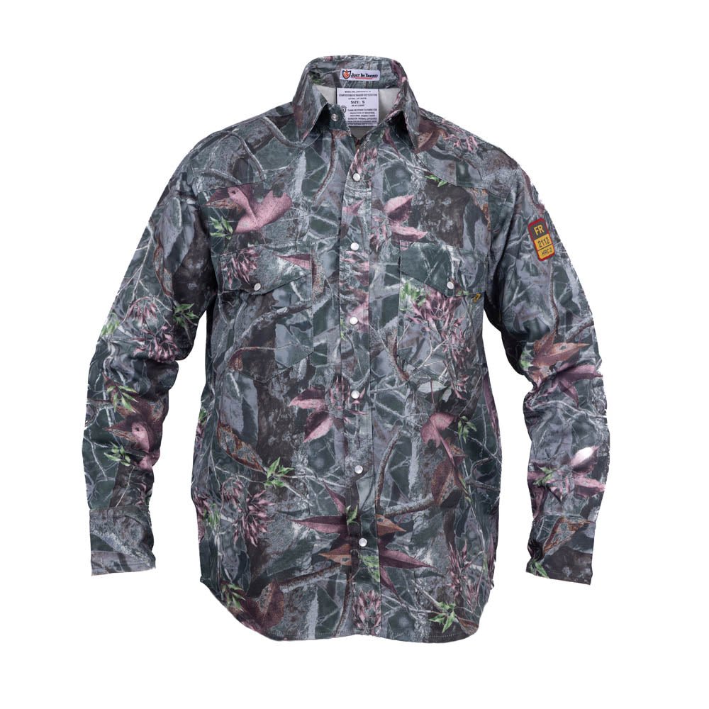Flame Resistant FR Camouflage Shirt - 100% C - 7 oz - Fire Protection Parts