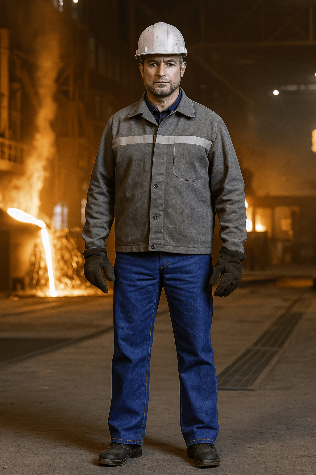 Flame Resistant FR Denim Jeans Pants - 100% Cotton - 15 oz - Fire Protection Parts