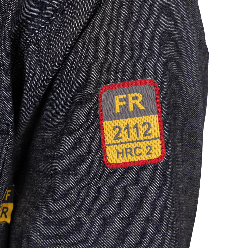 Flame Resistant FR Denim Shirt - 100% C - Fire Protection Parts