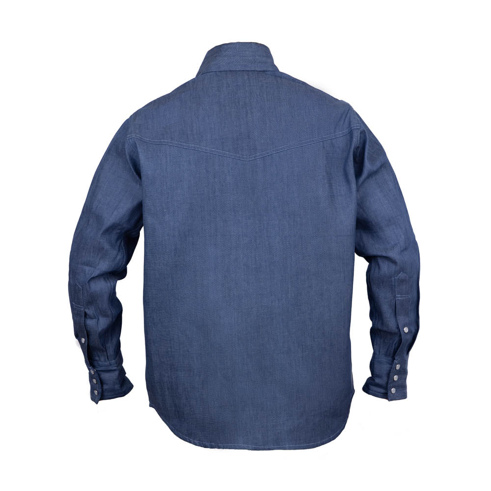 Flame Resistant FR Denim Shirt - 100% C - Fire Protection Parts