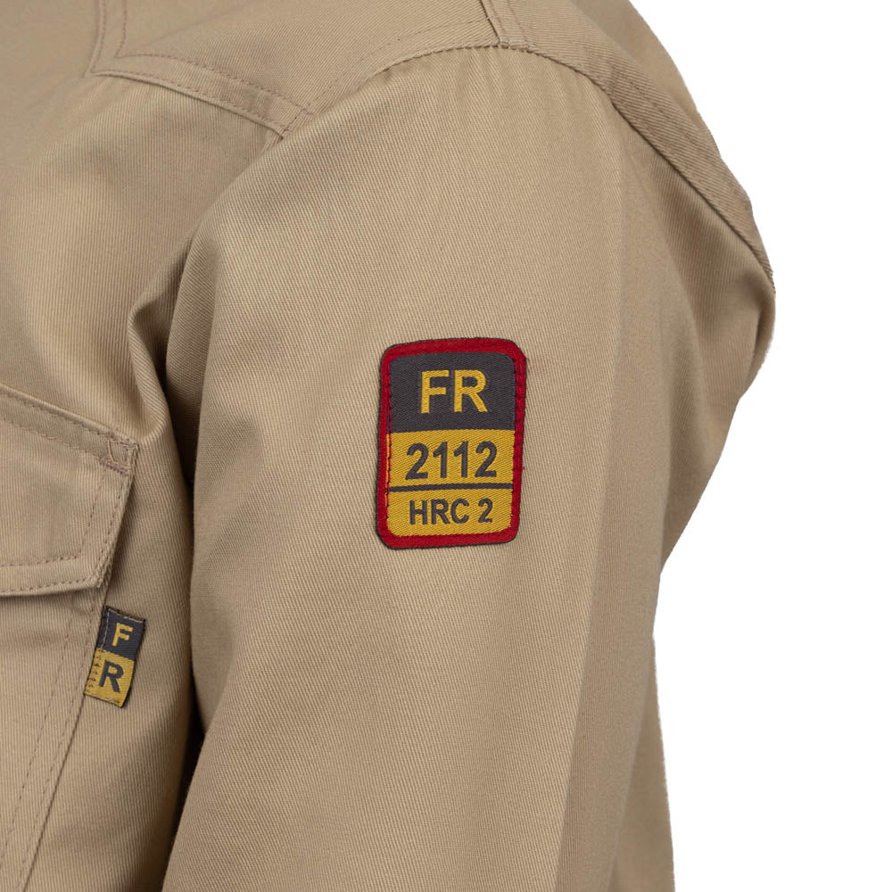 Flame Resistant FR Shirt - 88/12 - Western Style - Two Tone 7 oz - Fire Protection Parts