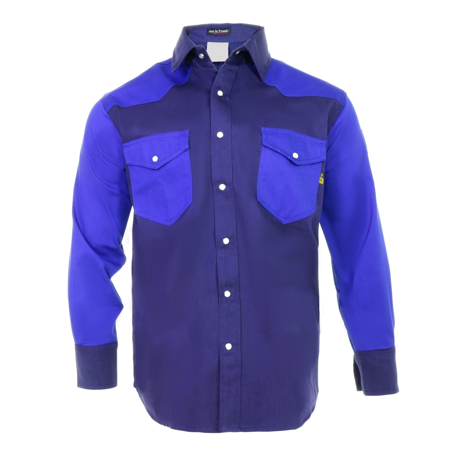 Flame Resistant FR Shirt - 88/12 - Western Style - Two Tone 7 oz - Fire Protection Parts