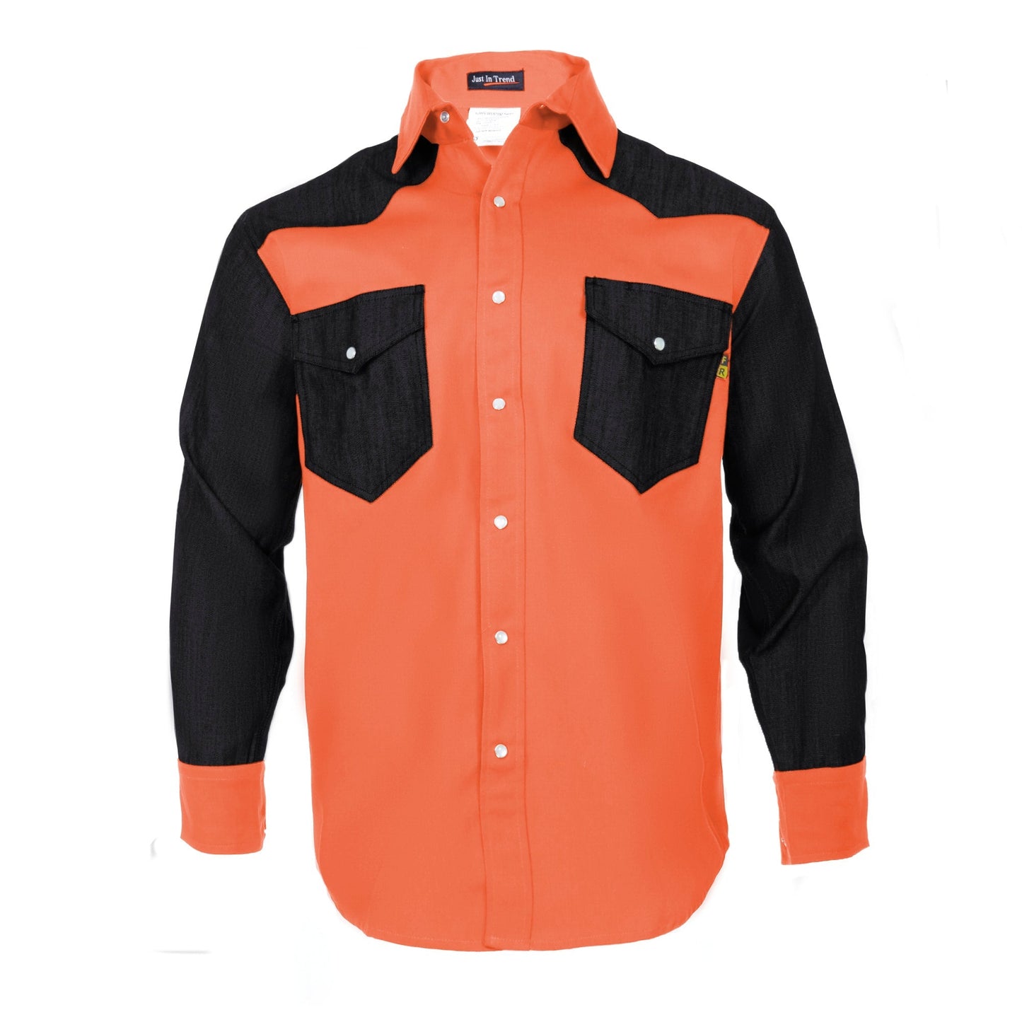 Flame Resistant FR Shirt - 88/12 - Western Style - Two Tone 7 oz - Fire Protection Parts