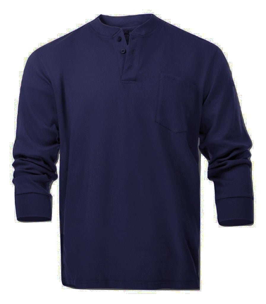 Flame Resistant Henley T-Shirts - Fire Protection Parts