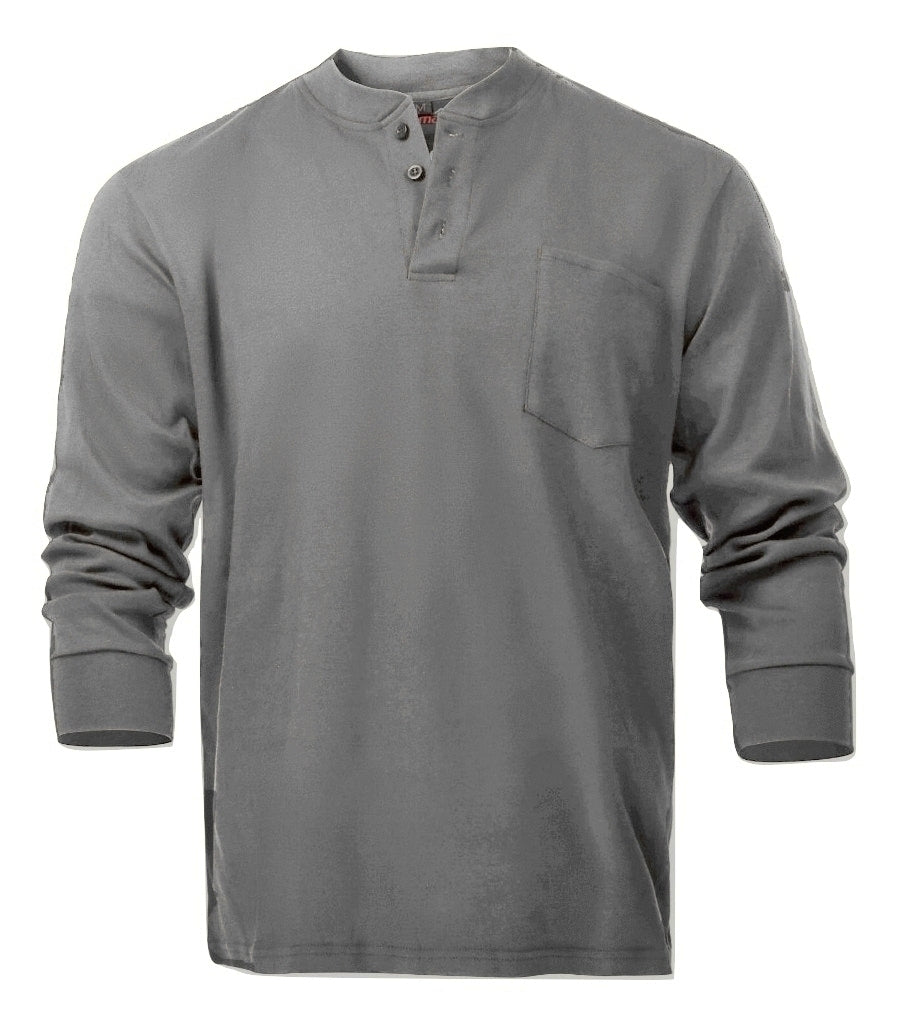 Flame Resistant Henley T-Shirts - Fire Protection Parts