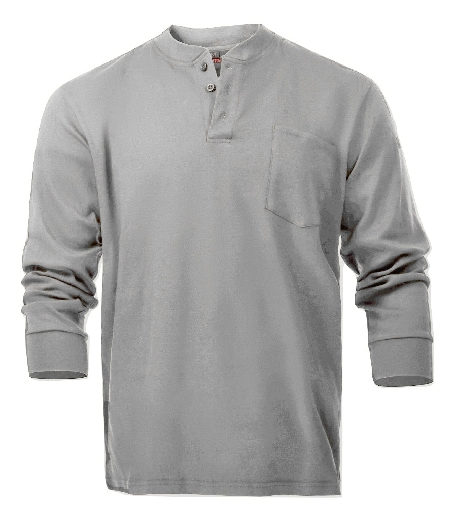 Flame Resistant Henley T-Shirts - Fire Protection Parts