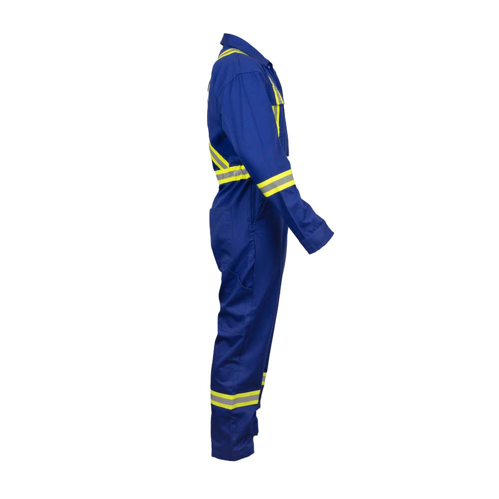 Flame Resistant High Visibility Hi Vis Coverall - 88% C /12% N - Fire Protection Parts