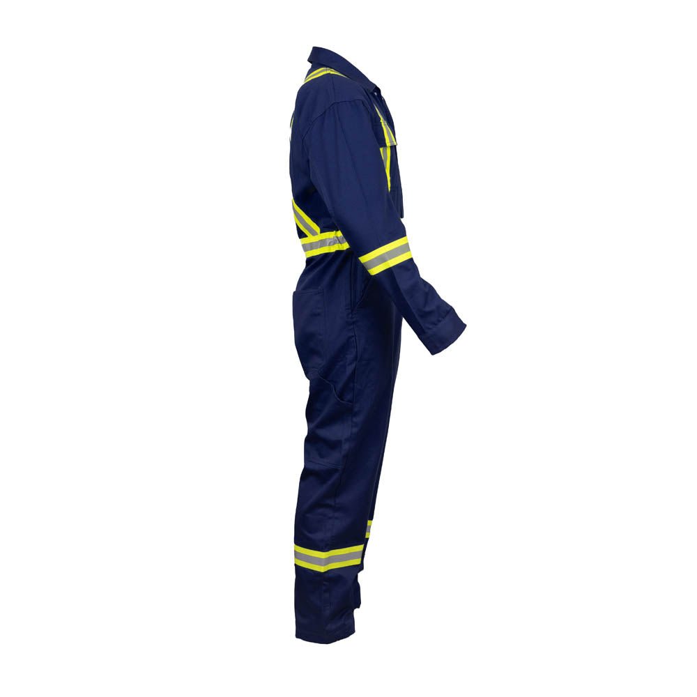 Flame Resistant High Visibility Hi Vis Coverall - 88% C /12% N - Fire Protection Parts