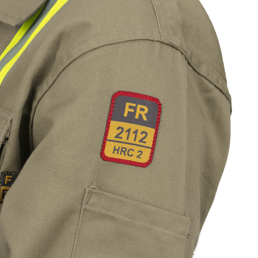 Flame Resistant High Visibility Hi Vis Coverall - 88% C /12% N - Fire Protection Parts