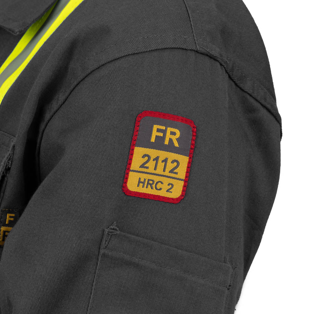 Flame Resistant High Visibility Hi Vis Coverall - 88% C /12% N - Fire Protection Parts