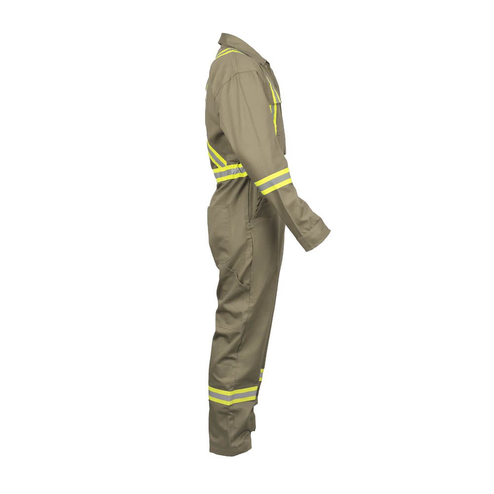 Flame Resistant High Visibility Hi Vis Coverall - 88% C /12% N - Fire Protection Parts