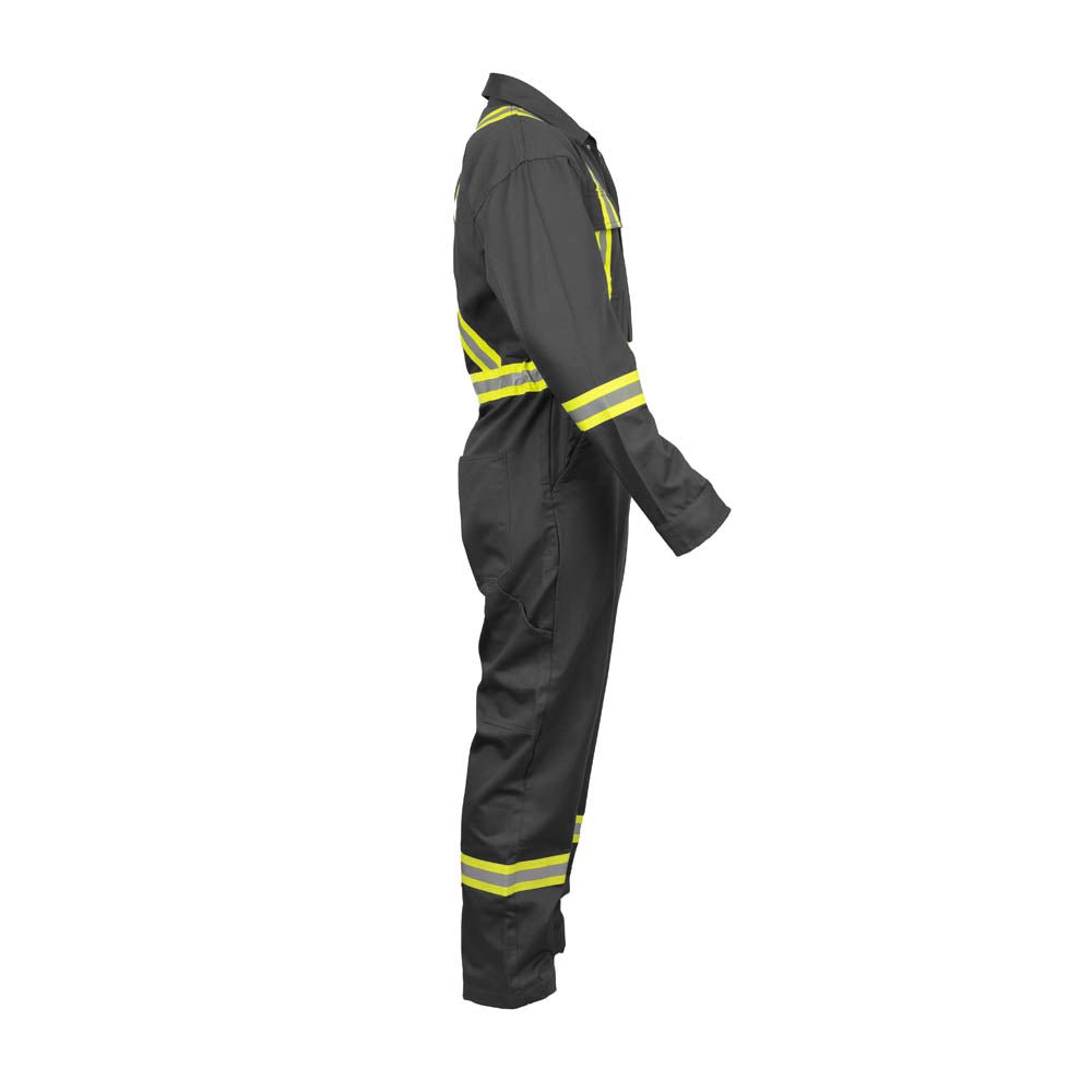 Flame Resistant High Visibility Hi Vis Coverall - 88% C /12% N - Fire Protection Parts
