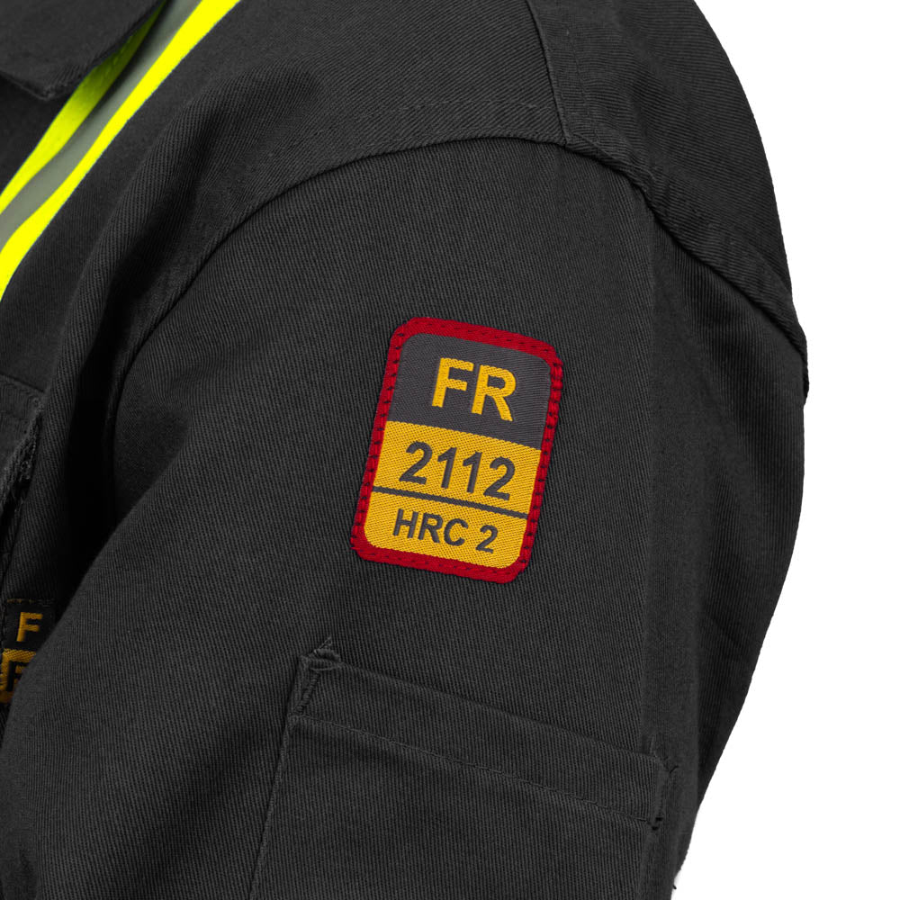 Flame Resistant High Visibility Hi Vis Coverall - 88% C /12% N - Fire Protection Parts