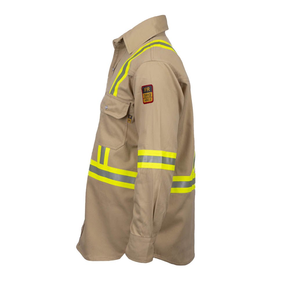 Flame Resistant High Visibility Shirt - 100% C - 7 oz - Fire Protection Parts