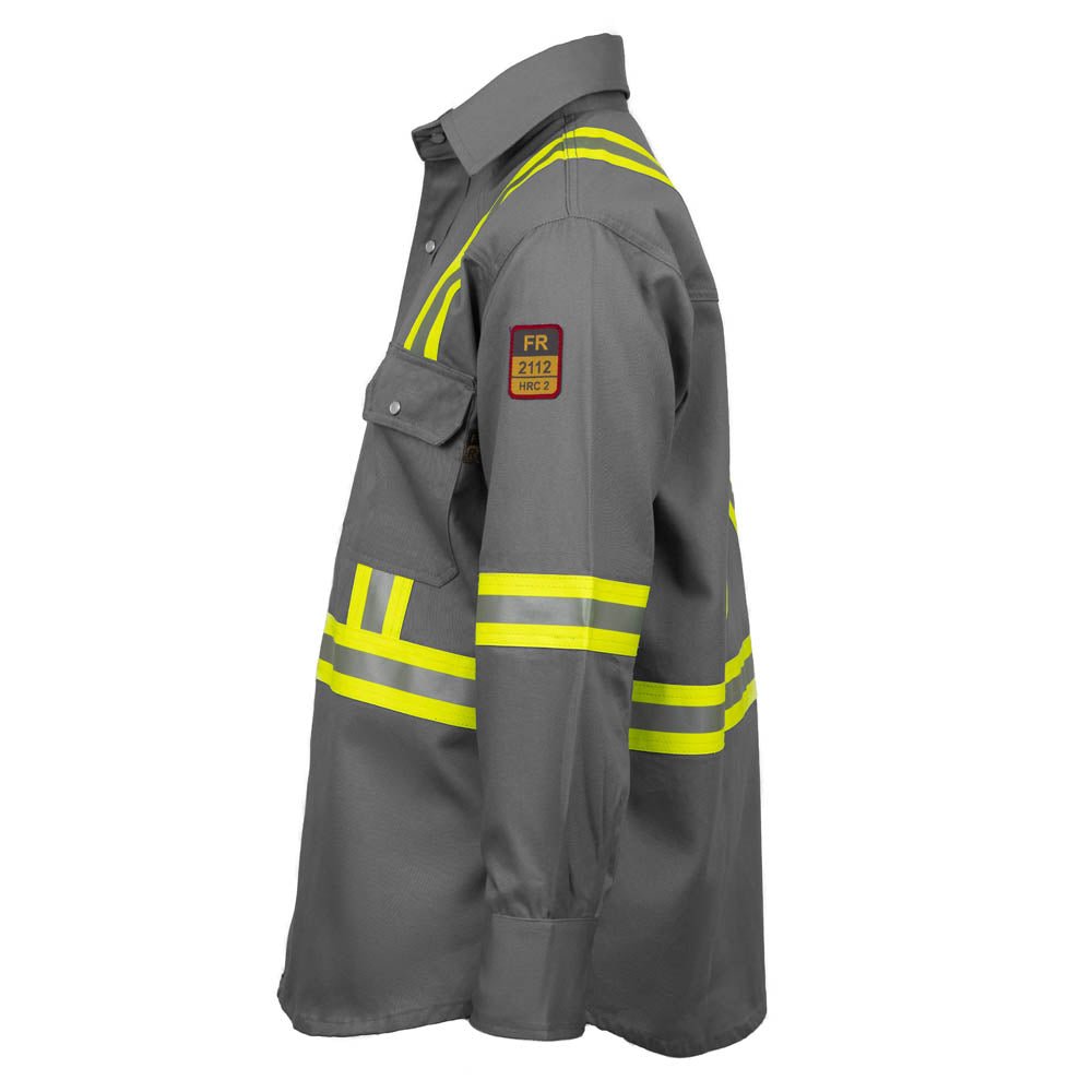 Flame Resistant High Visibility Shirt - 100% C - 7 oz - Fire Protection Parts