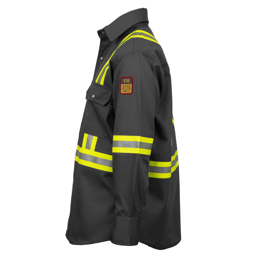 Flame Resistant High Visibility Shirt - 100% C - 7 oz - Fire Protection Parts