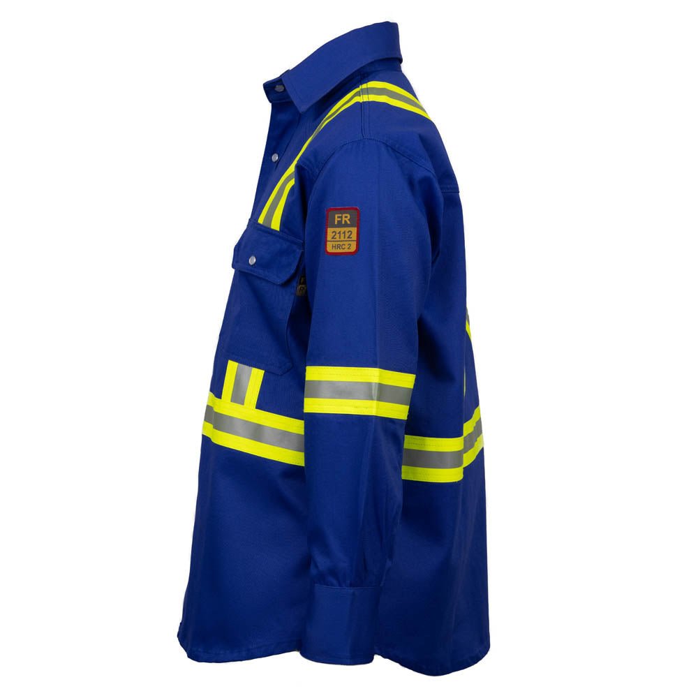 Flame Resistant High Visibility Shirt - 100% C - 7 oz - Fire Protection Parts