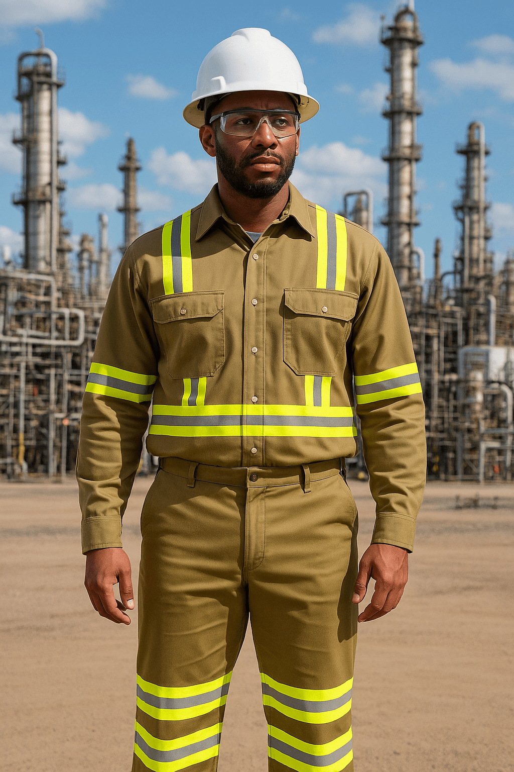 Flame Resistant High Visibility Shirt - 100% C - 7 oz - Fire Protection Parts