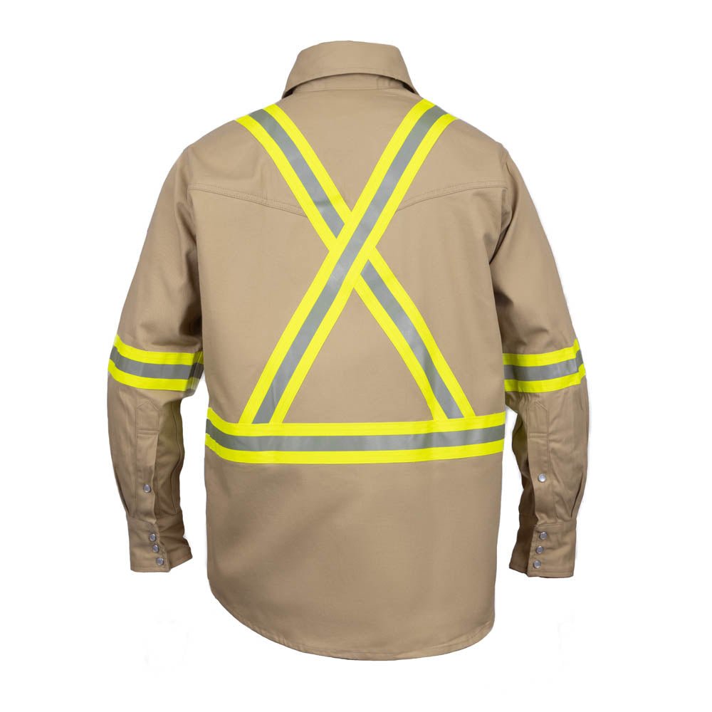 Flame Resistant High Visibility Shirt - 100% C - 7 oz - Fire Protection Parts