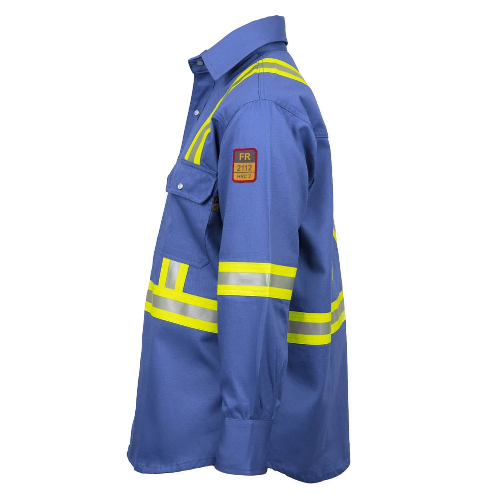 Flame Resistant High Visibility Shirt - 100% C - 7 oz - Fire Protection Parts