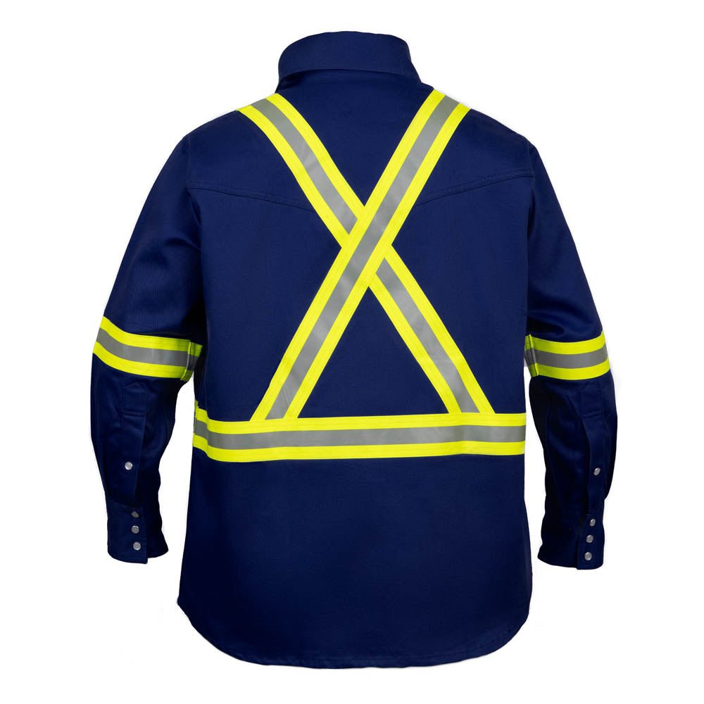 Flame Resistant High Visibility Shirt - 100% C - 7 oz - Fire Protection Parts