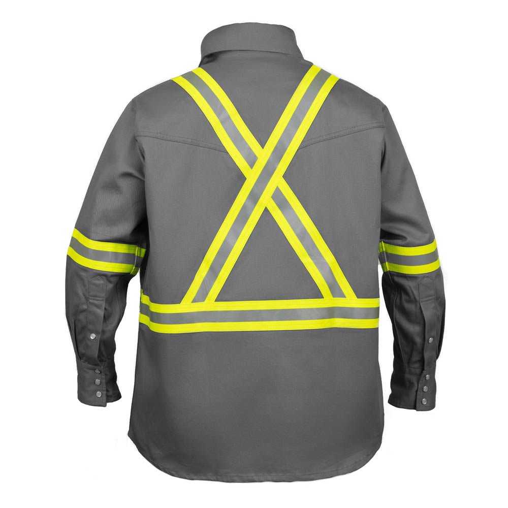 Flame Resistant High Visibility Shirt - 100% C - 7 oz - Fire Protection Parts