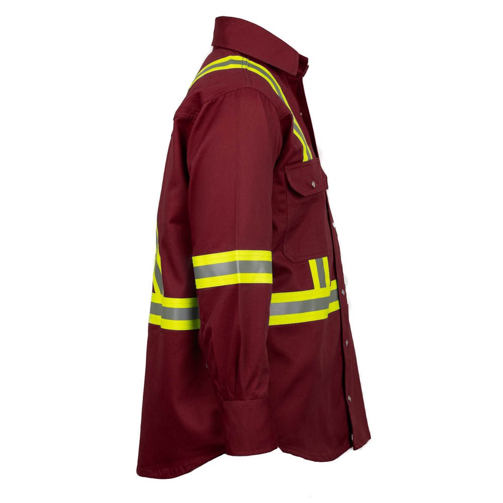 Flame Resistant High Visibility Shirt - 100% C - 7 oz - Fire Protection Parts