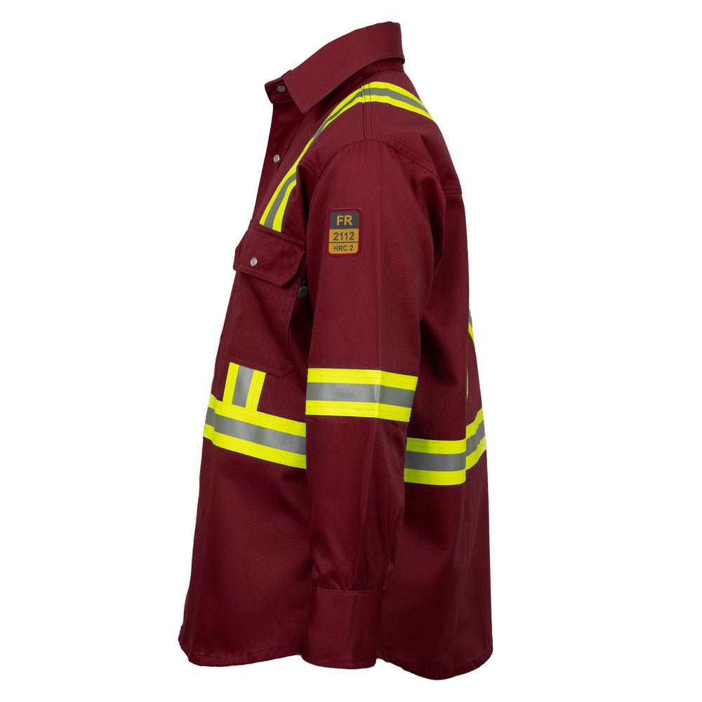 Flame Resistant High Visibility Shirt - 100% C - 7 oz - Fire Protection Parts