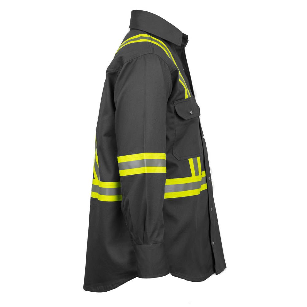 Flame Resistant High Visibility Shirt - 100% C - 7 oz - Fire Protection Parts