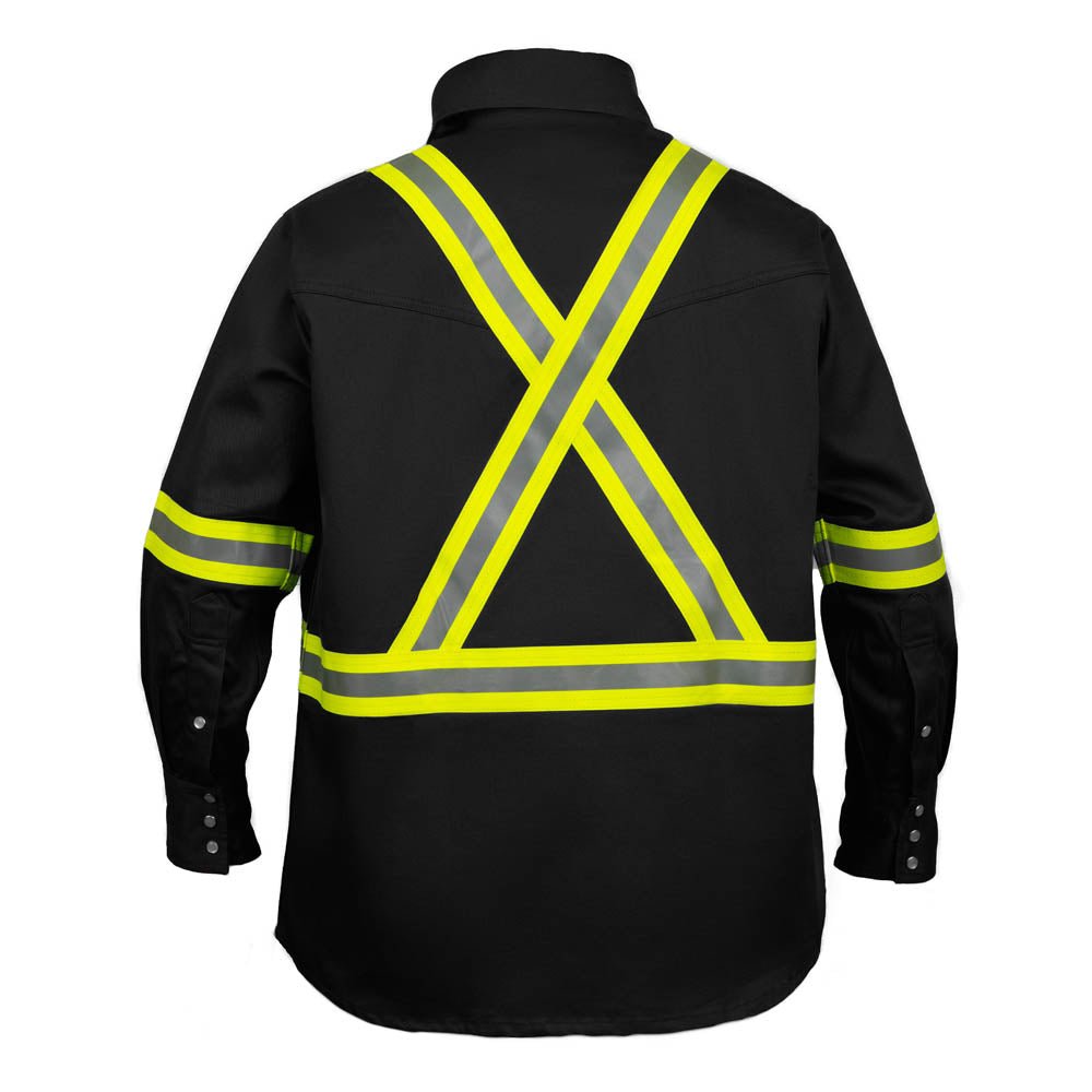 Flame Resistant High Visibility Shirt - 100% C - 7 oz - Fire Protection Parts