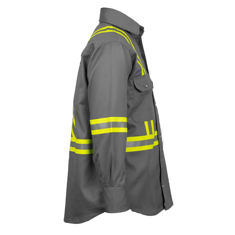 Flame Resistant High Visibility Shirt - 100% C - 7 oz - Fire Protection Parts