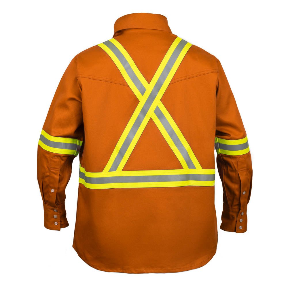 Flame Resistant High Visibility Shirt - 100% C - 7 oz - Fire Protection Parts