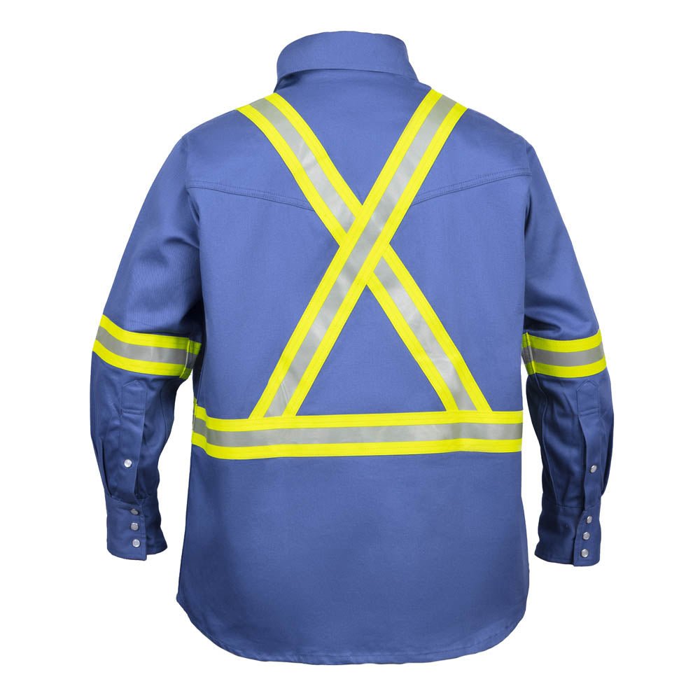 Flame Resistant High Visibility Shirt - 100% C - 7 oz - Fire Protection Parts