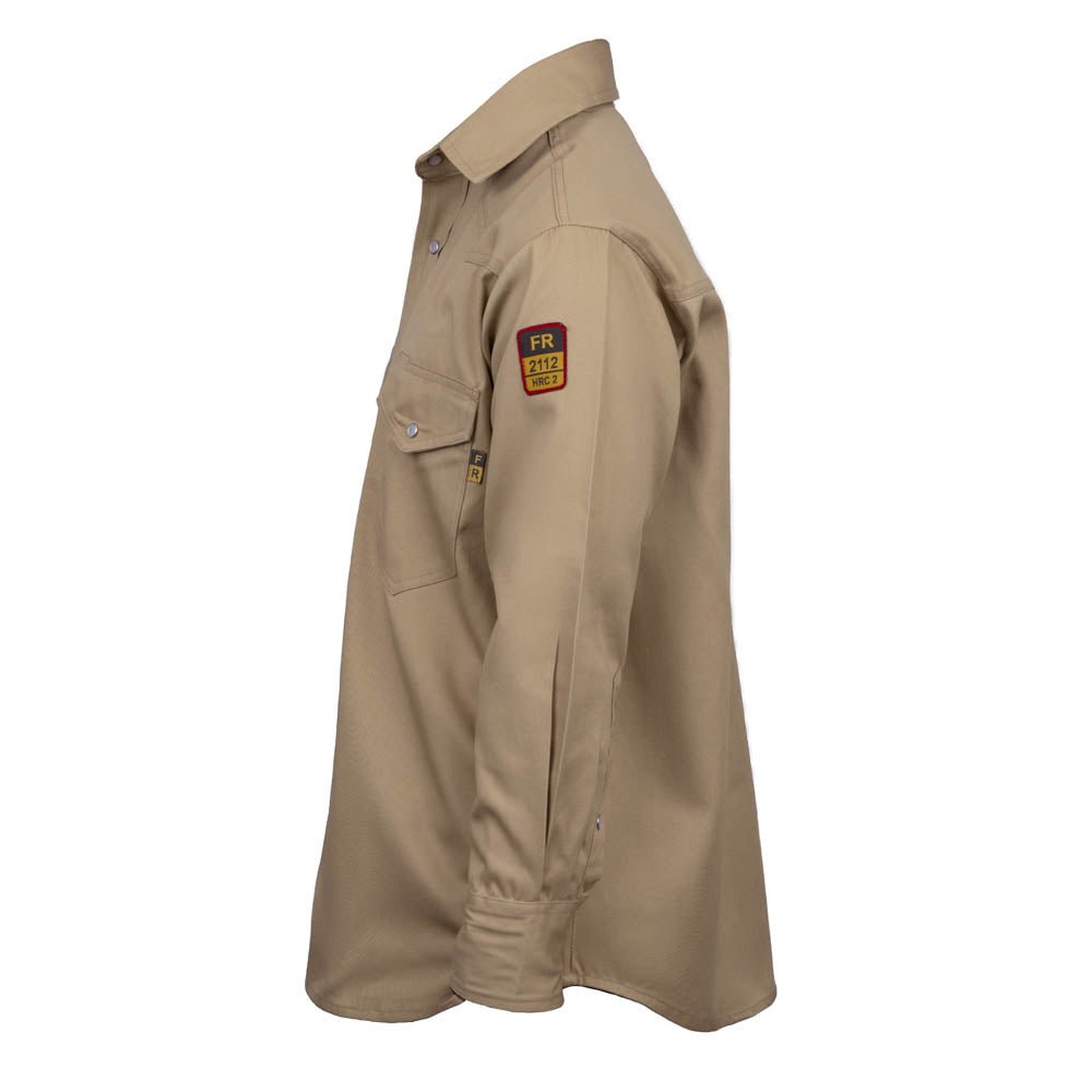 Flame Resistant Welding Shirt - 100% C - 9 oz - Fire Protection Parts