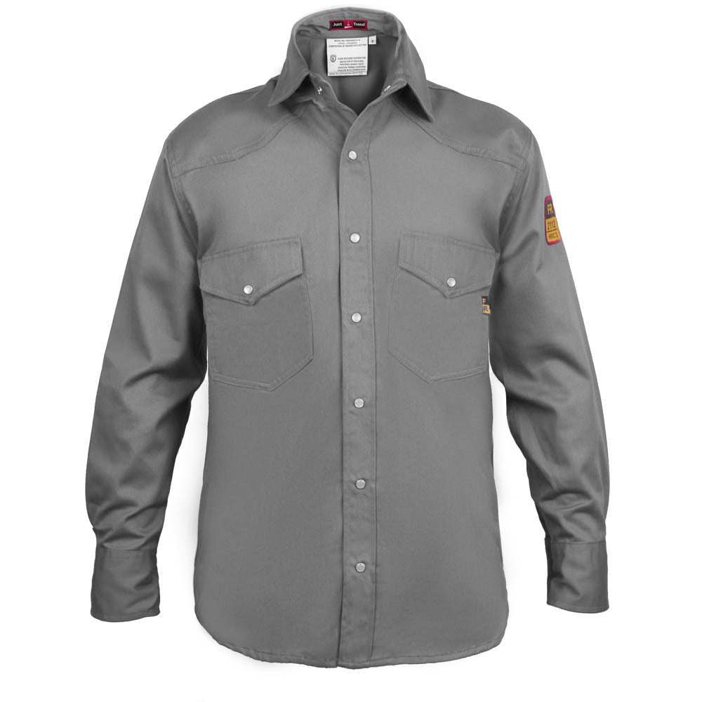 Flame Resistant Welding Shirt - 100% C - 9 oz - Fire Protection Parts