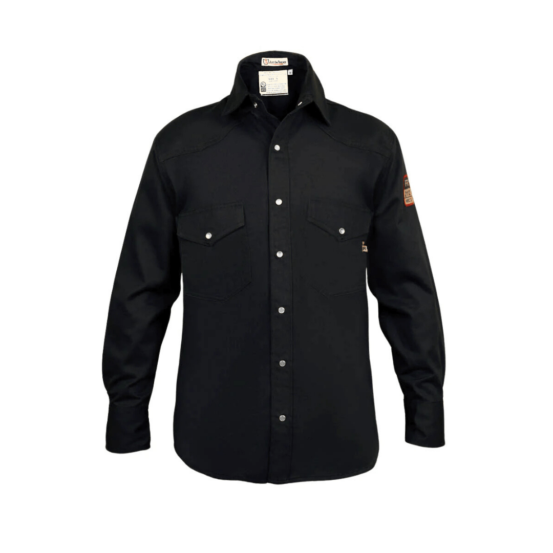 Flame Resistant Welding Shirt - 100% C - 9 oz - Fire Protection Parts
