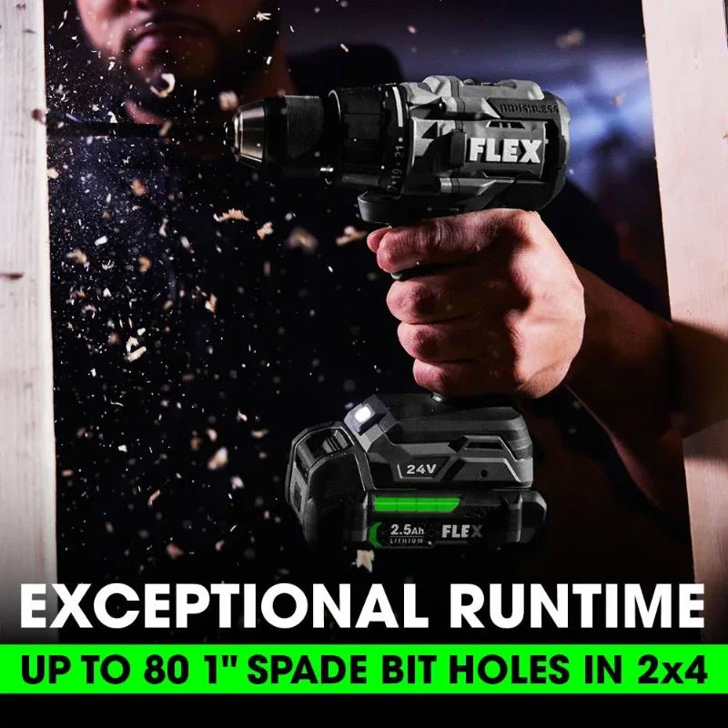 FLEX FX1151 - 2A 24V 1/2" 2 Speed Drill Driver Kit - Fire Protection Parts