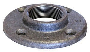 FLOOR FLANGE - MALLEABLE IRON (MI) DOM - Fire Protection Parts