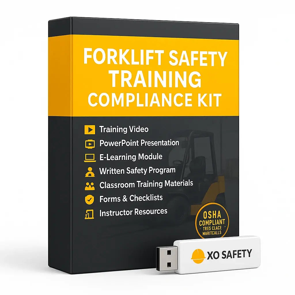 Forklift Operator Training Video Compliance Kit Safety Training Compliance Kit XO Safety Fire Protection Parts Forklift Operator Training Video Compliance Kit - Fire Protection Parts