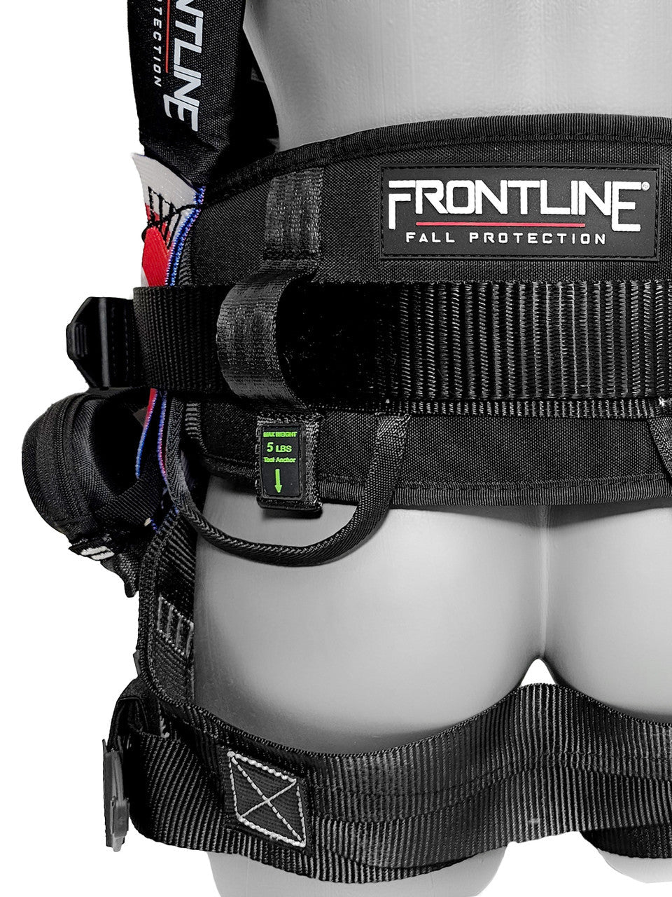 Frontline 110CTB - AM American Style Full Body Harness with Aluminum Hardware and Suspension Trauma Straps XL/2X - Fire Protection Parts