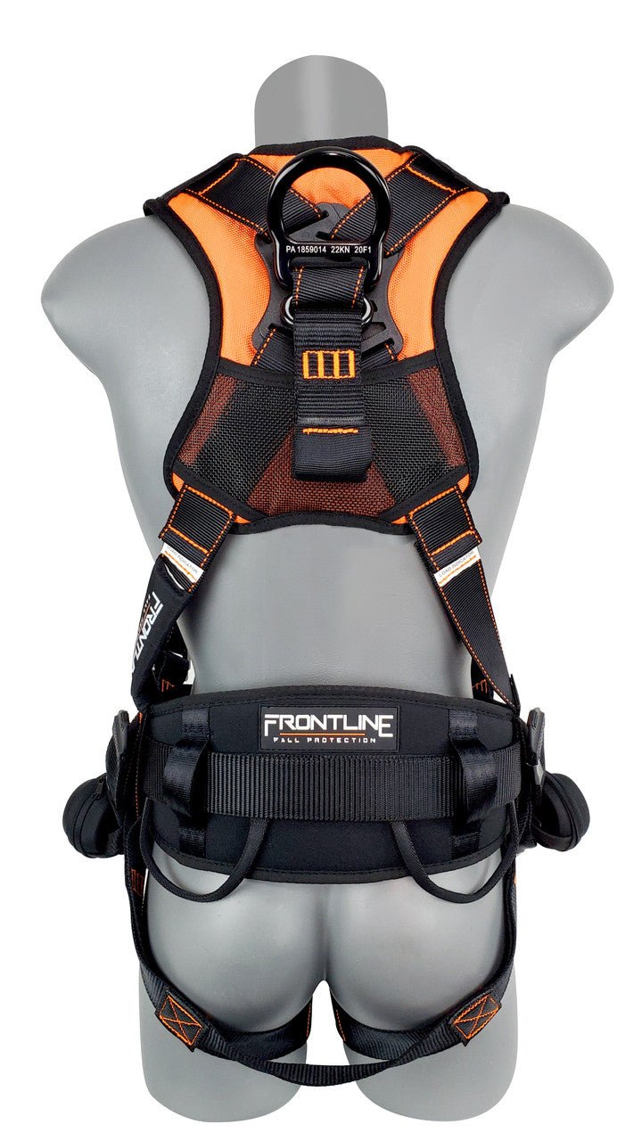 Frontline 110CTB Combat Lite Full Body Harness all Aluminum Hardware and Suspension Trauma Straps S - Fire Protection Parts