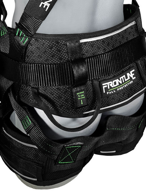 Frontline 250CTB Elite Construction Harness Aluminum Hardware and Suspension Trauma Straps M/L - Fire Protection Parts