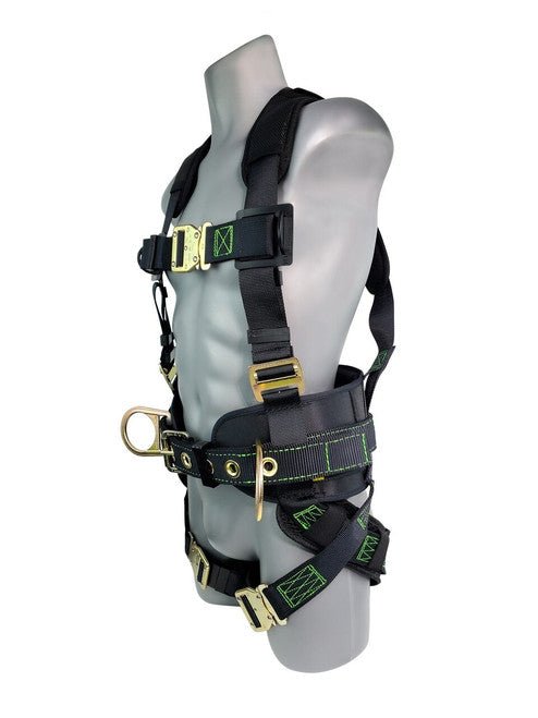 Frontline 350CQC Patriot Construction Harness with Airflo and Quick Connect Buckles - Made in USA XL - Fire Protection Parts
