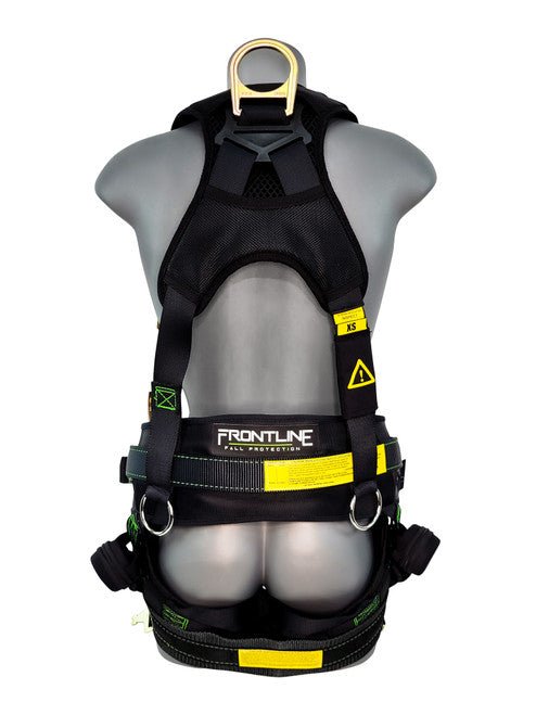 Frontline 350TWQC Patriot Tower Climbing Harness with Seat Sling, Airflo and Quick Connect Buckles - Made in USA 2XL - Fire Protection Parts