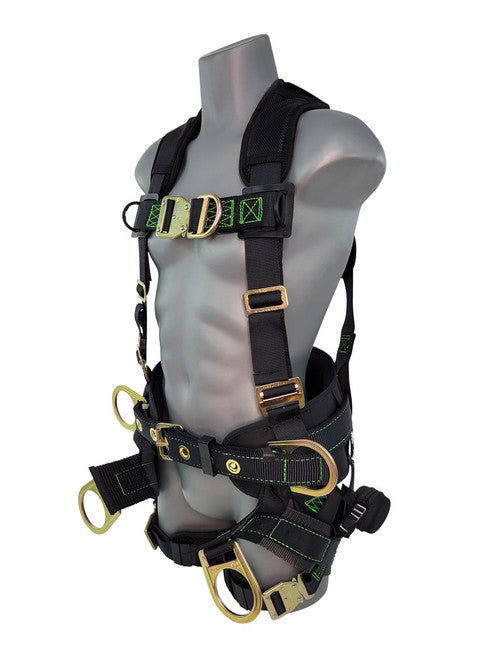 Frontline 350TWQC Patriot Tower Climbing Harness with Seat Sling, Airflo and Quick Connect Buckles - Made in USA 2XL - Fire Protection Parts