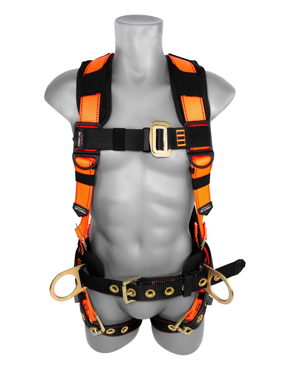 Frontline 50CTB Combat Construction Style Full Body Harness with Tongue Buckle Belt & Legs M/L - Fire Protection Parts